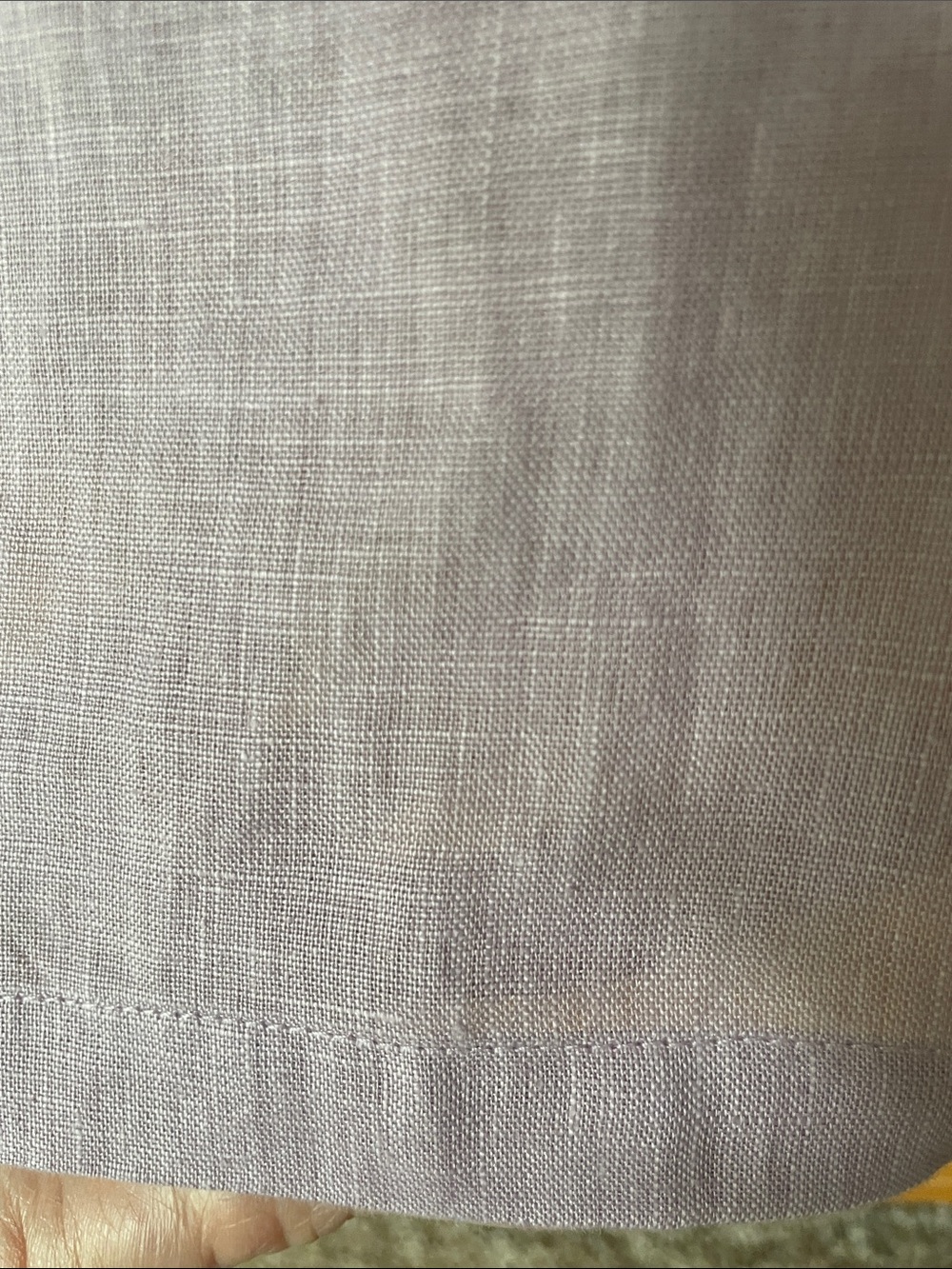 Linen/cotton blend Lintico lavender blouse - Picture 10 of 10